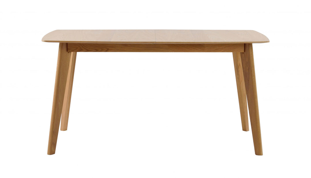 Produktbillede af ROWICO Cirrus spisebord lakeret eg m. butterfly tillægsplade 150x90 i premium kvalitet
