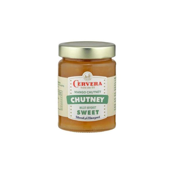 Produktbillede af Mango Chutney Sød 350 g på tilbud i premium kvalitet