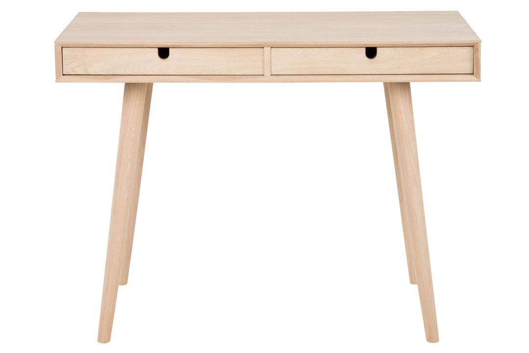 ACT NORDIC Century Skrivebord Naturtræ Eg Struktur m. skuffer Rektangulær 74x45