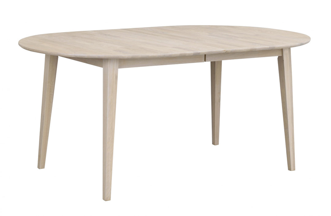 ROWICO Filippa spisebord hvidolieret eg inkl. tillægsplade 170/210x105