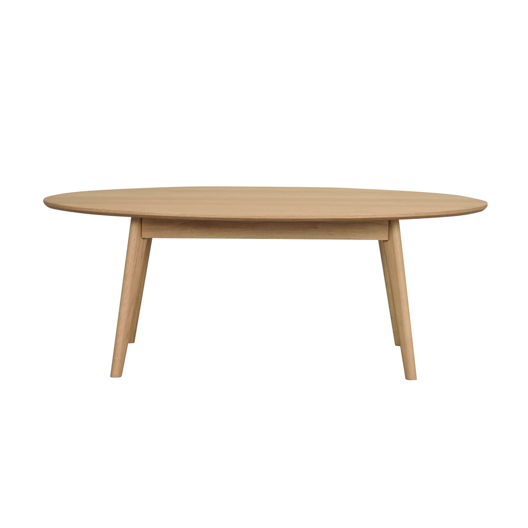 ROWICO oval Yumi sofabord natur egetræsfiner og eg 130x65