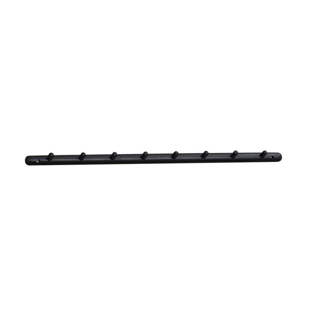 ROWICO rektangulær Milford knagerække m. 8 knager sort eg 80cm