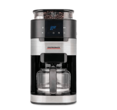 Gastroback Kaffemaskine Med Grinder 42711 ❤ Kæmpe udvalg i Gastroback ❤ Billig fragt og hurtig levering 2 - 5 hverdage - Varenummer: BAR-19380 / Ean: '4016432427113 på lager - Udsalg på Køkken Kaffe og te Kaffekværne Spar op til 57% - Over 350 kendte brands på udsalg