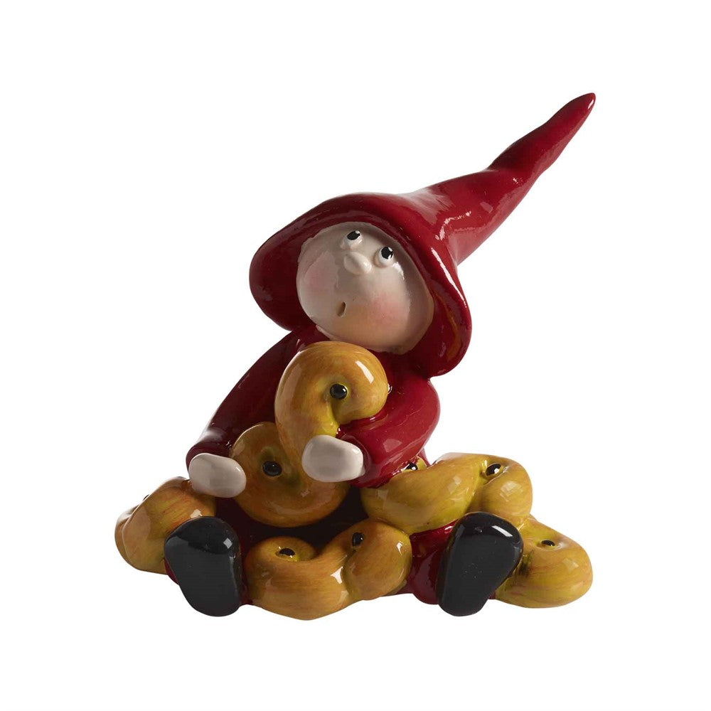 Produktbillede af Nääsgränsgården Nisse saffron bun large H.10,5cm i premium kvalitet