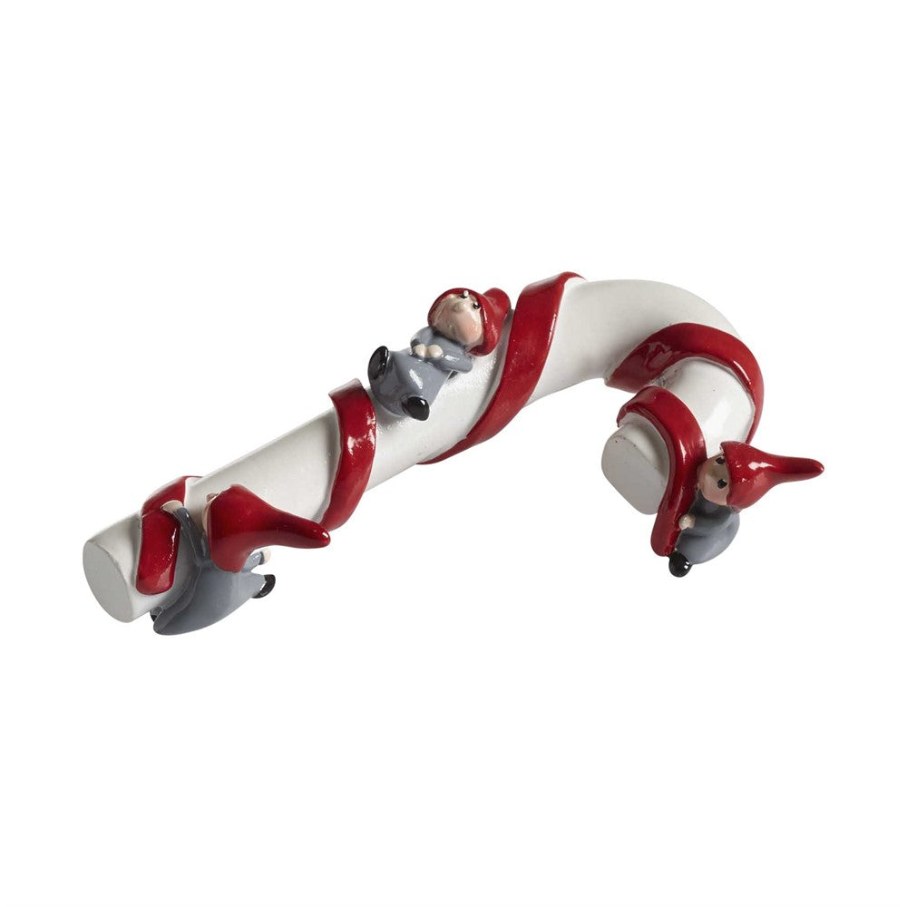 Produktbillede af Nääsgränsgården Nisse sitting on candystick L.10cm i premium kvalitet