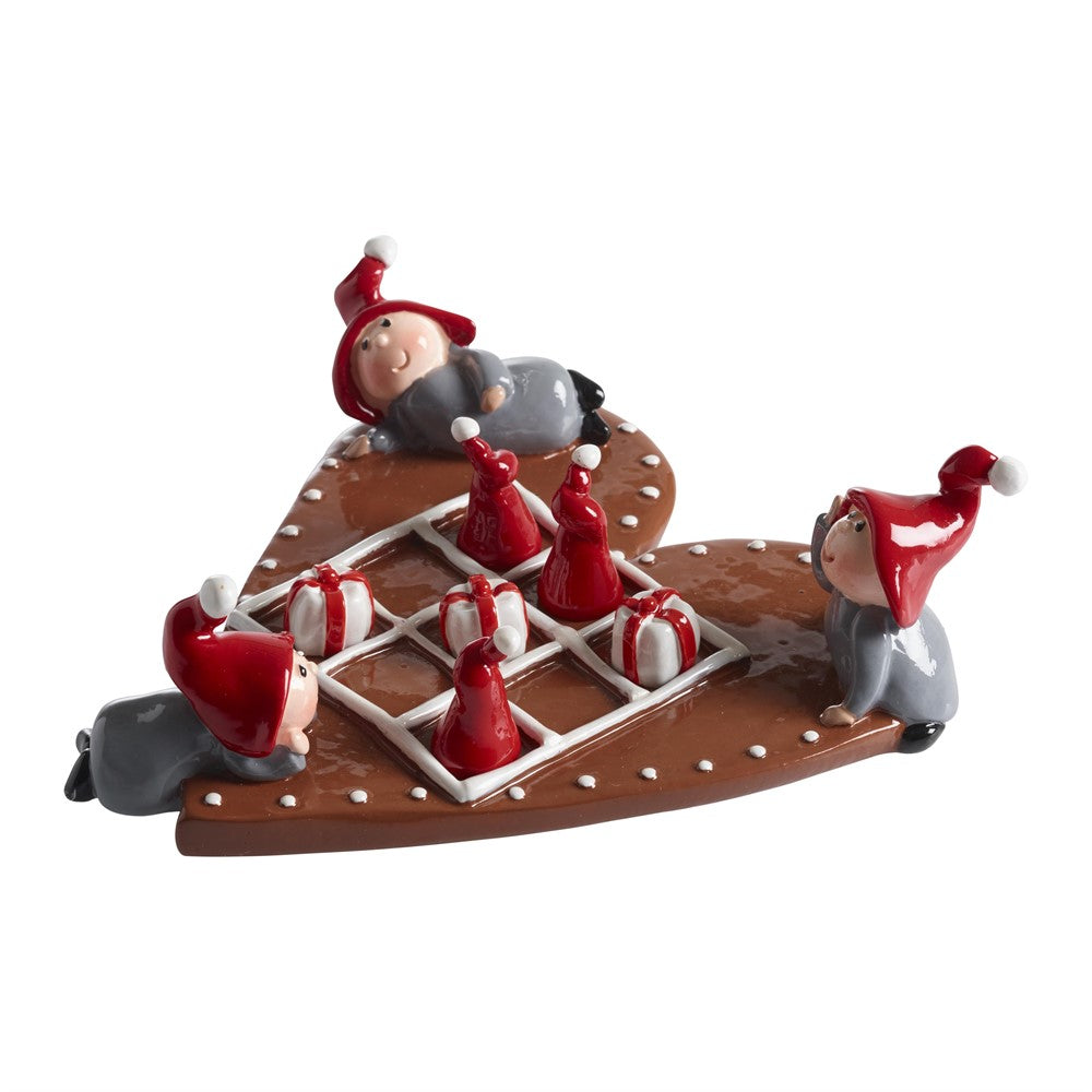 Produktbillede af Nääsgränsgården Tic-tac-toe Nisse 13x13cm Kryds og Bolle i premium kvalitet