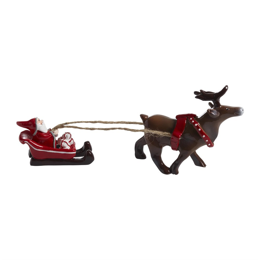 Produktbillede af Nääsgränsgården Tomtesson on sleigh L.17cm i premium kvalitet