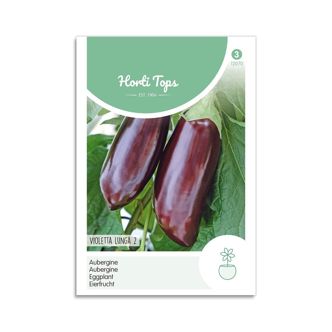 Produktbillede af Aubergine frø Violetta Lunga 2  på tilbud i høj kvalitet