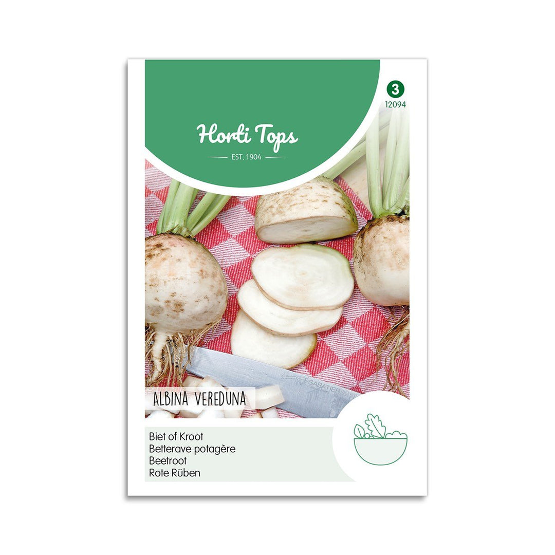 Produktbillede af Rødbede frø Albina Vereduna white Horti Tops på tilbud i høj kvalitet