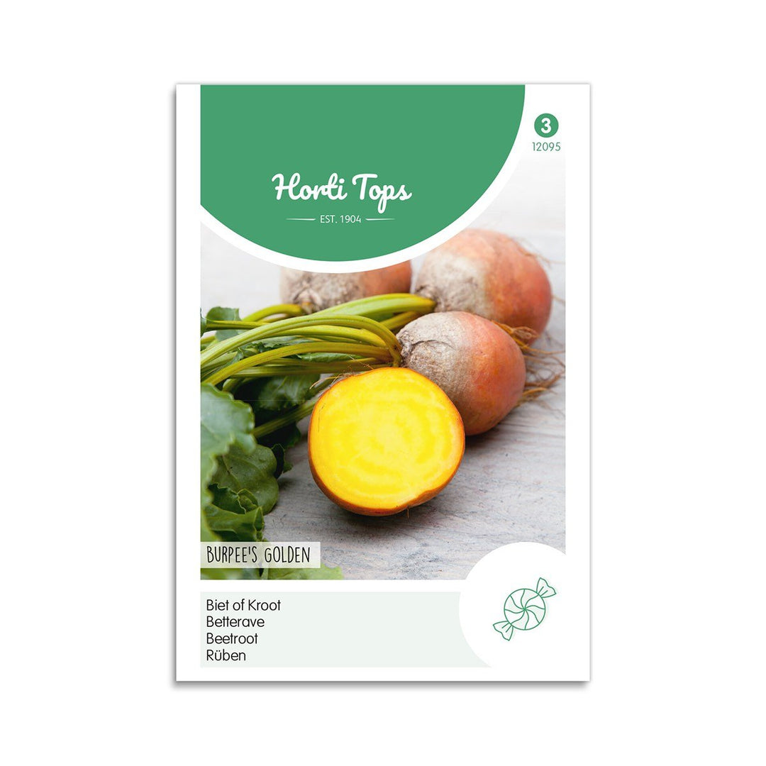 Produktbillede af Rødbede frø Burpees Golden Horti Tops på tilbud i høj kvalitet