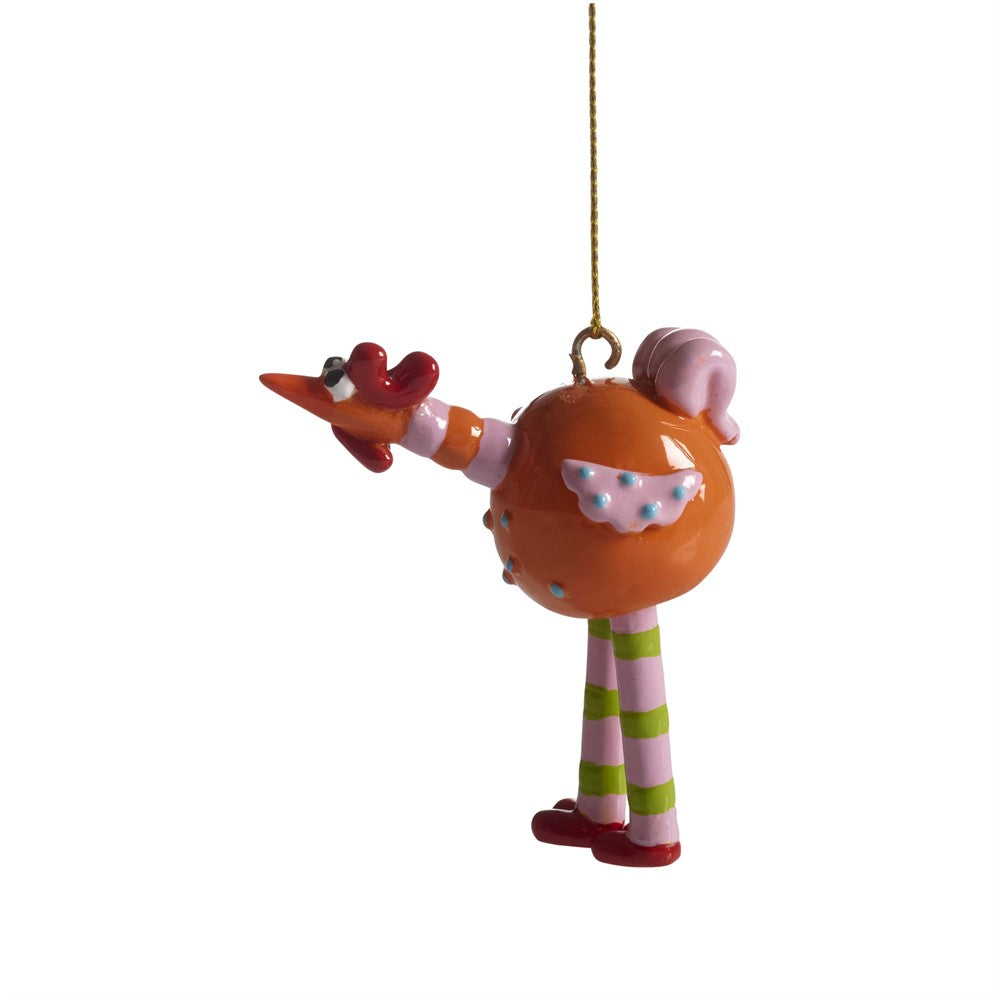 Produktbillede af Nääsgränsgården Hanging Gyllenkrok orange H.7cm i premium kvalitet