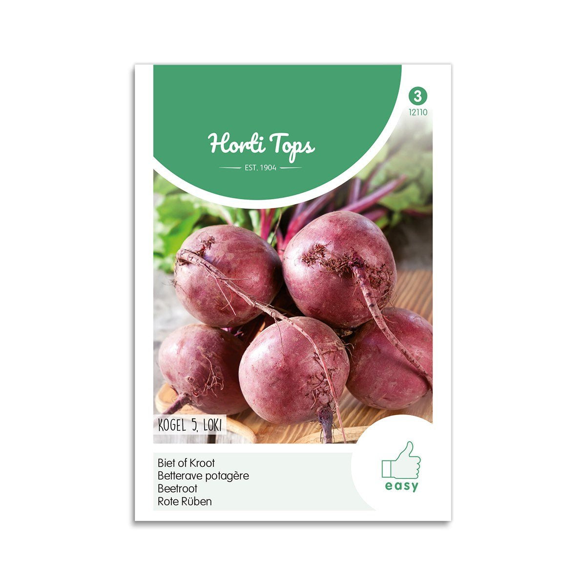 Produktbillede af Rødbede frø Detroit 5 Loki Horti Tops på tilbud i høj kvalitet