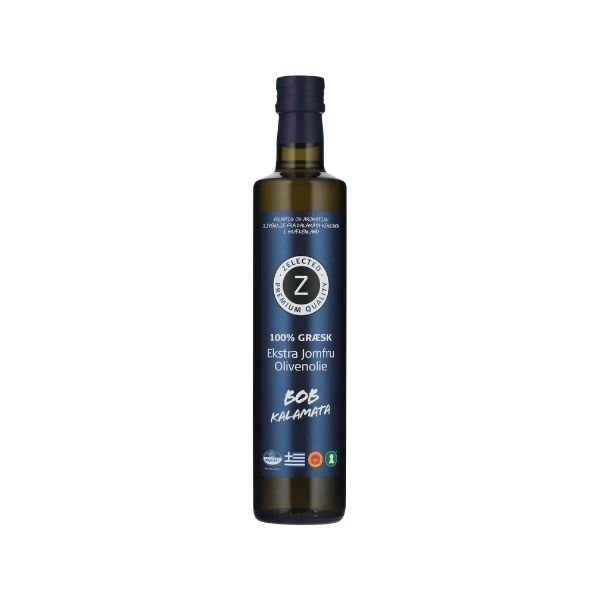 Z Bob Kalamata Ekstra Jomfru Olivenolie 500ml ✔ Kæmpe udvalg i Zelected ✔ Billig fragt og hurtig levering 2 - 5 hverdage - Varenummer: BAR-695923 / Ean: på lager - Udsalg på Delikatesser - Kolonial Spar op til 67% - Over 350 kendte brands på udsalg