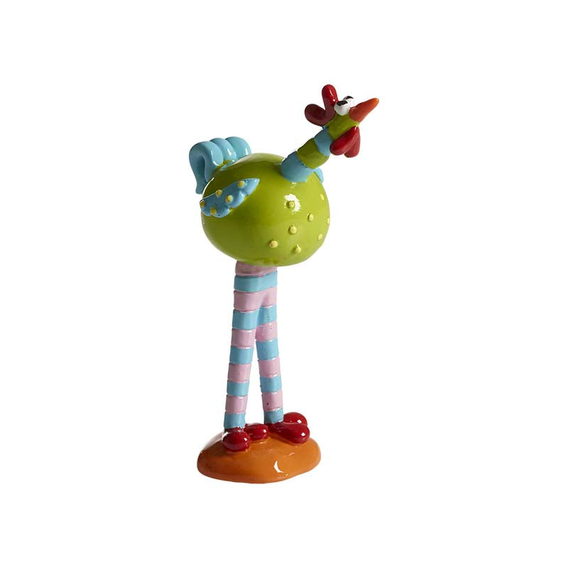 Produktbillede af Nääsgränsgården Gyllenkrok med ben grøn H.12cm i premium kvalitet