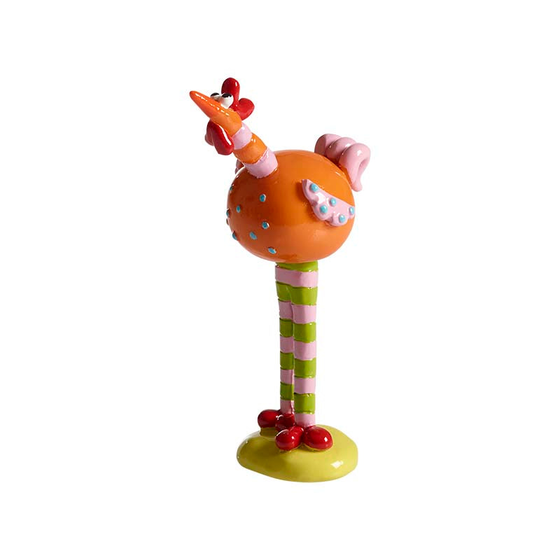 Produktbillede af Nääsgränsgården Gyllenkrok with leg orange H.12cm i premium kvalitet
