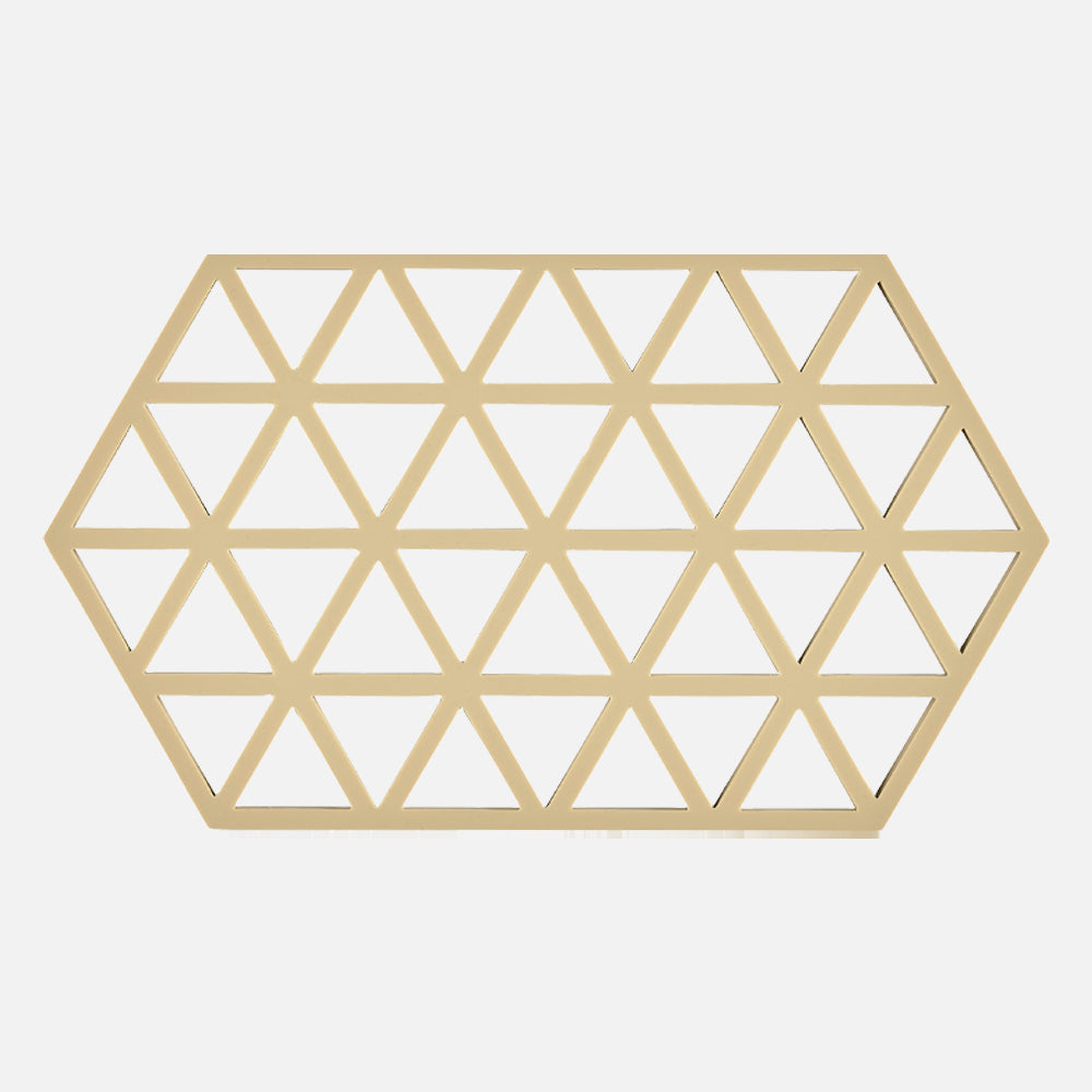 Produktbillede af TRIANGLES Bordskåner 2 størrelser Sand Stor på tilbud i høj kvalitet