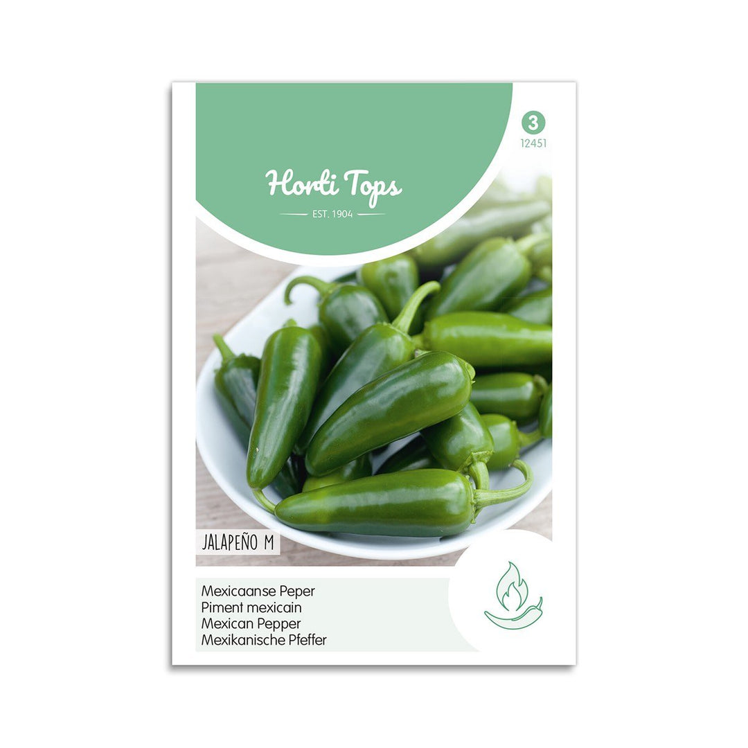 Produktbillede af Mexikansk Peber frø Jalapeño M Horti Tops på tilbud i høj kvalitet
