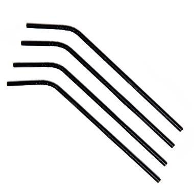 Produktbillede af Sugerør M. Knæk Sort 6 x 245 Mm / 500 Stk på tilbud i premium kvalitet