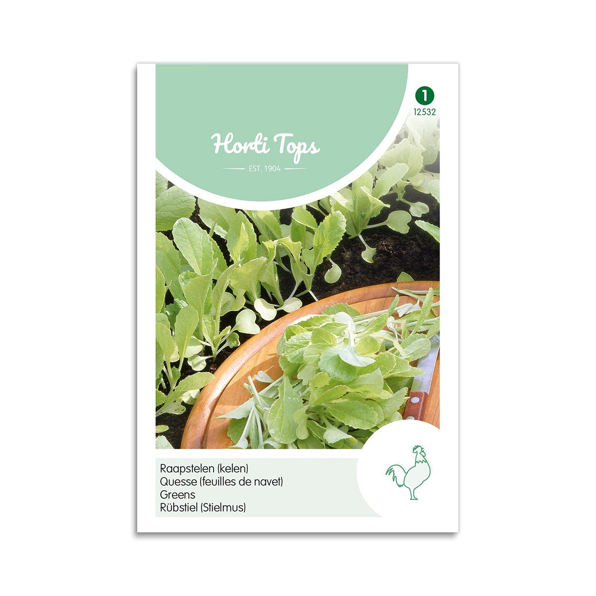Produktbillede af Bladgrønt frø Horti Tops på tilbud i høj kvalitet