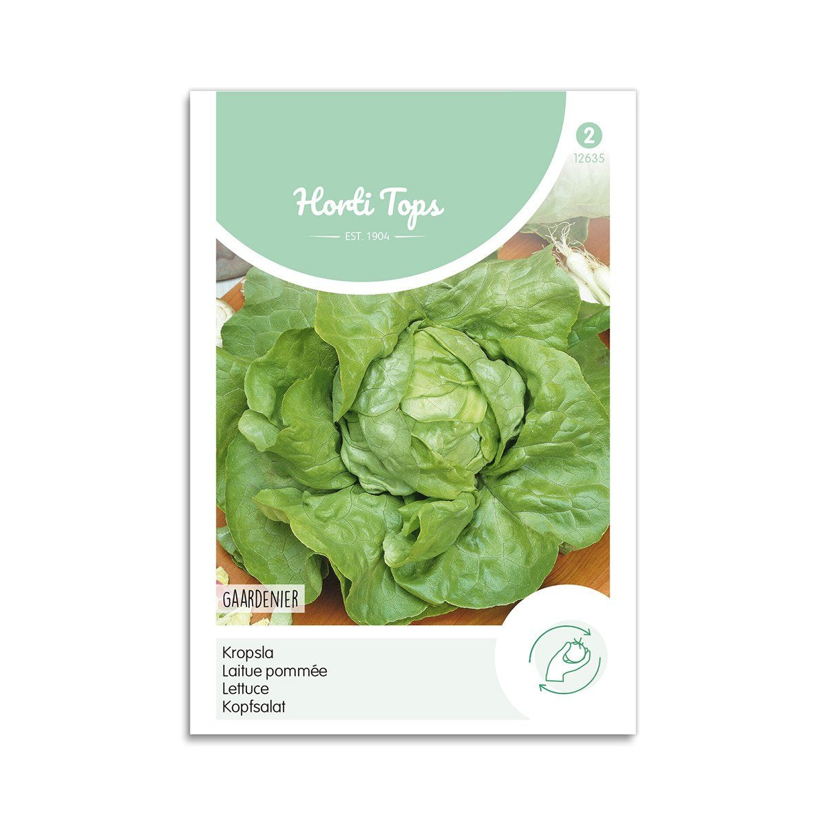 Produktbillede af Salat frø Gaardenier Horti Tops på tilbud i høj kvalitet