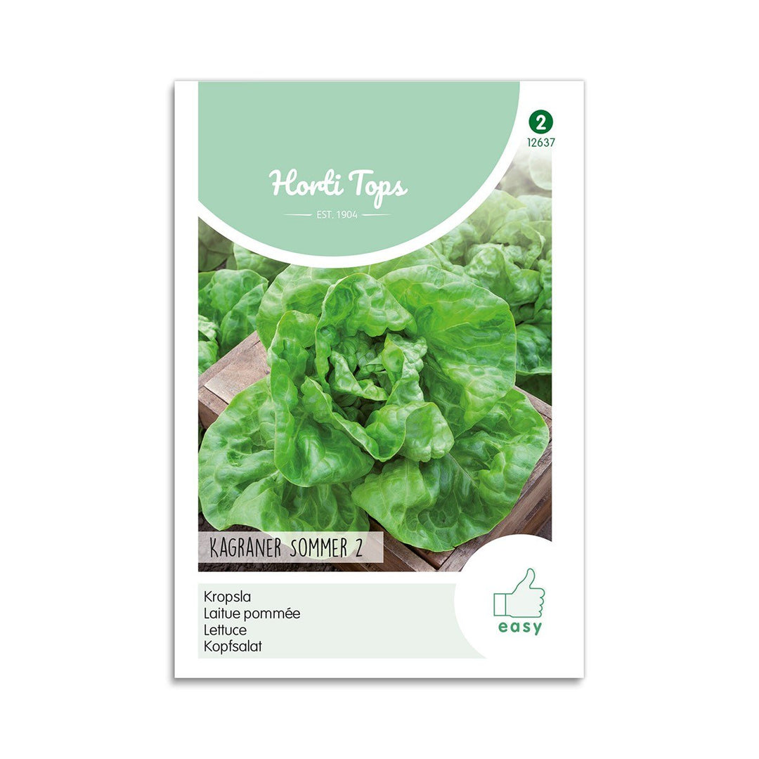 Produktbillede af Hovedsalat frø Kagraner sommer 2 Horti Tops på tilbud i høj kvalitet