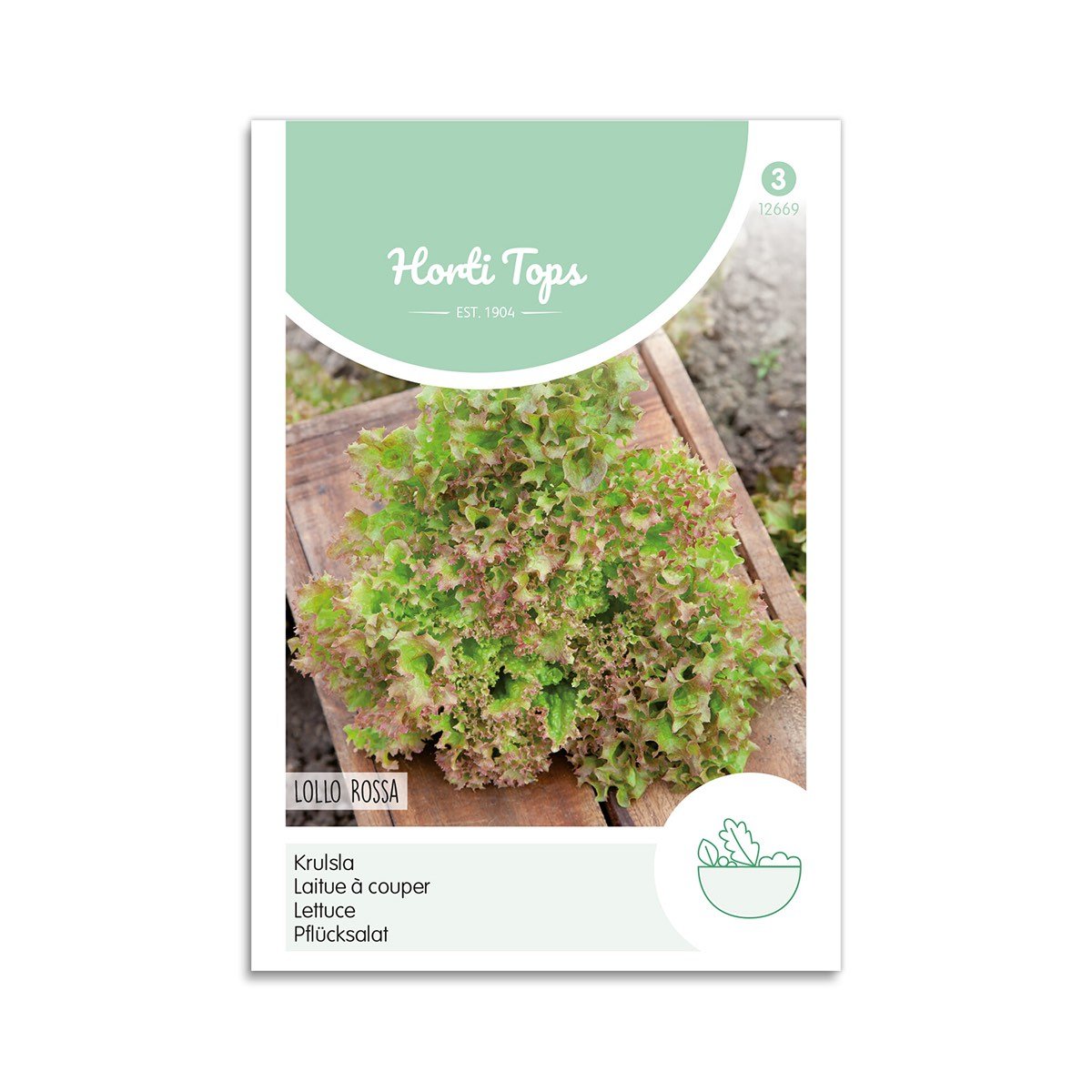 Produktbillede af Salat frø Lollo Rossa Horti Tops på tilbud i høj kvalitet
