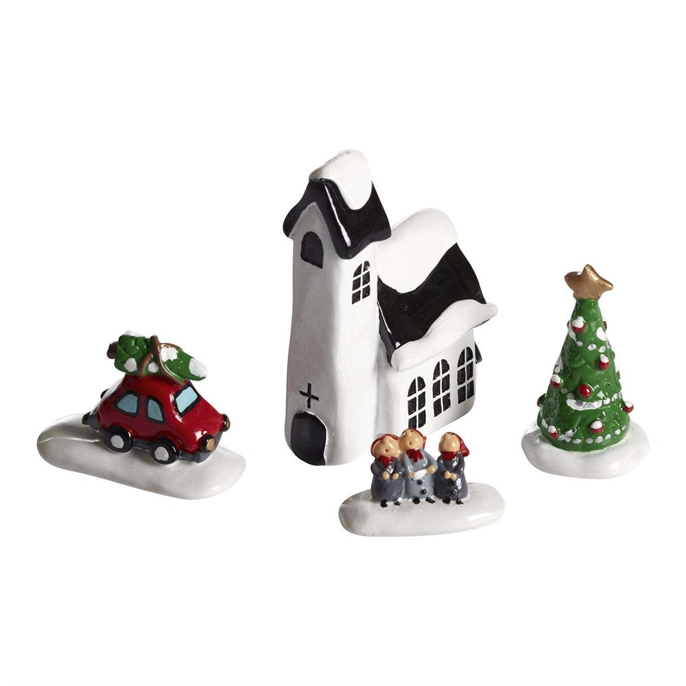 Produktbillede af Nääsgränsgården Winter church 4-dele H.1,5-8cm i premium kvalitet