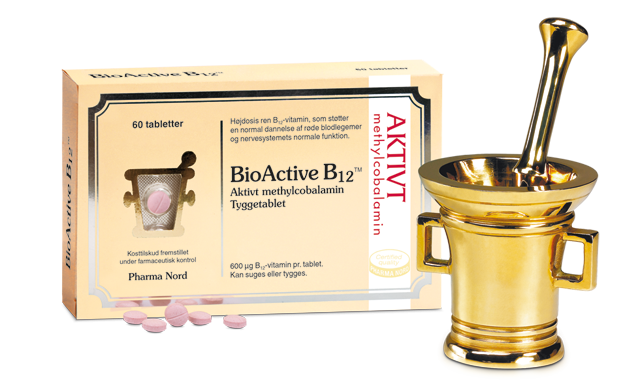 Produktbillede af Pharma Nord BioActive B12 60 tabl. på tilbud