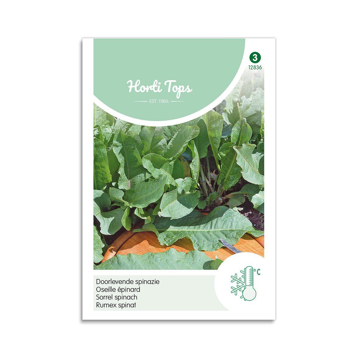 Produktbillede af Engelsk spinat frø Horti Tops på tilbud i høj kvalitet