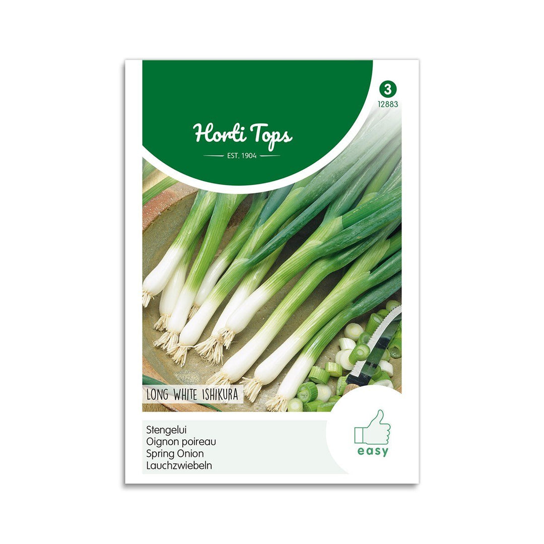 Produktbillede af Forårsløg frø Long White Ishikura Horti Tops på tilbud i høj kvalitet