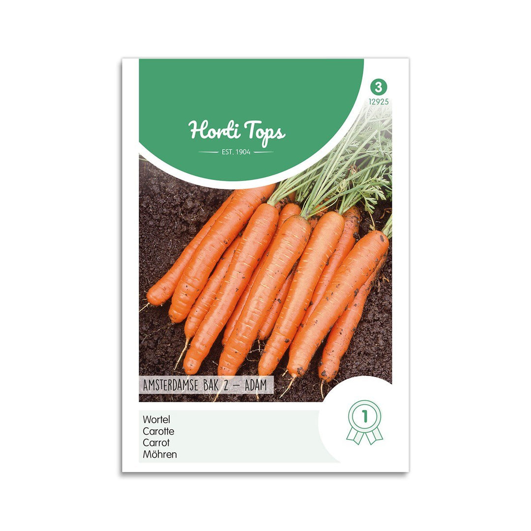Produktbillede af Sommergulerod frø Amsterdam Bak 2 Horti Tops på tilbud i høj kvalitet