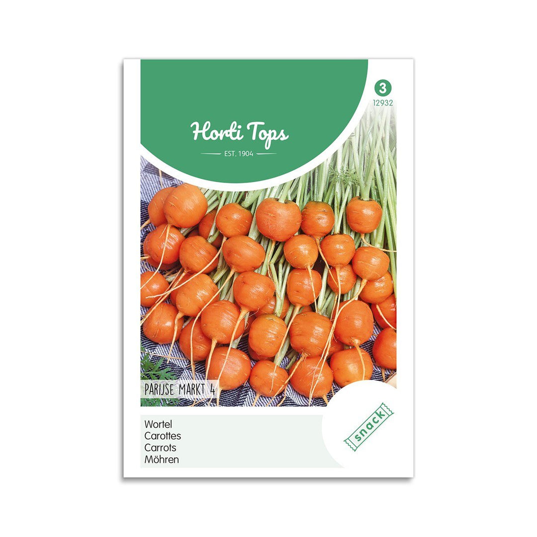 Produktbillede af Snackgulerod frø Paris Market 4 Horti Tops på tilbud i høj kvalitet