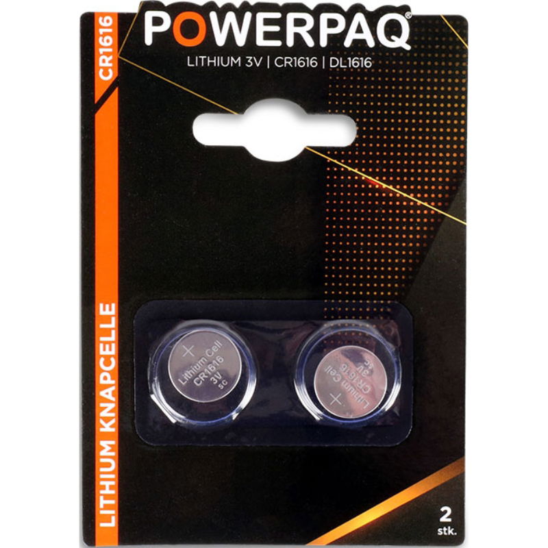 Produktbillede af Batterier Lithium Cr1616 Powerpaq på tilbud i premium kvalitet