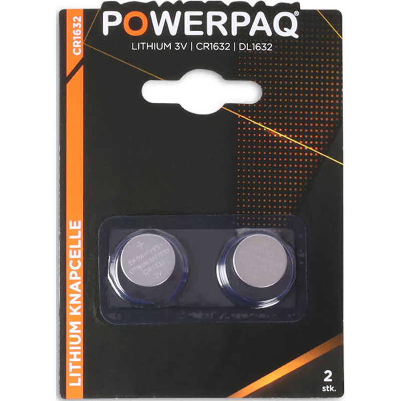 Produktbillede af Batterier Lithium Cr1632 Powerpaq på tilbud i premium kvalitet