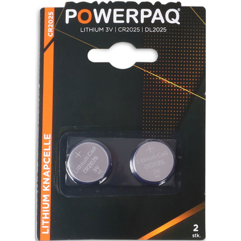 Produktbillede af Batterier Lithium Cr2025 Powerpaq på tilbud i premium kvalitet