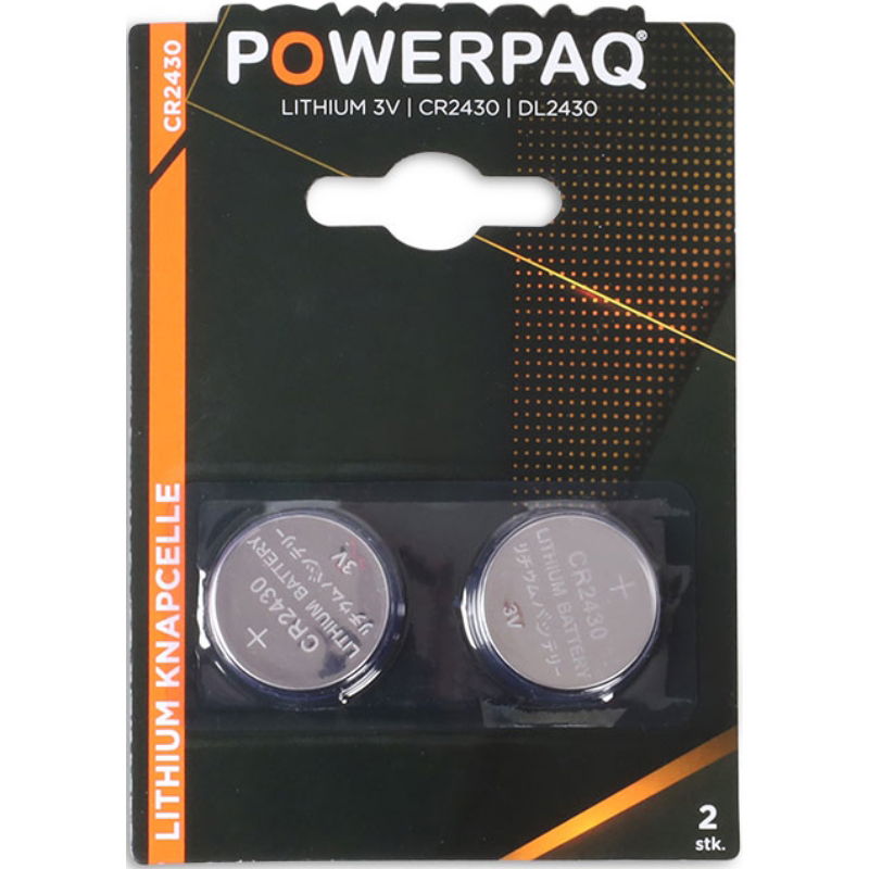 Produktbillede af Batterier Lithium Cr2430 Powerpaq på tilbud i premium kvalitet