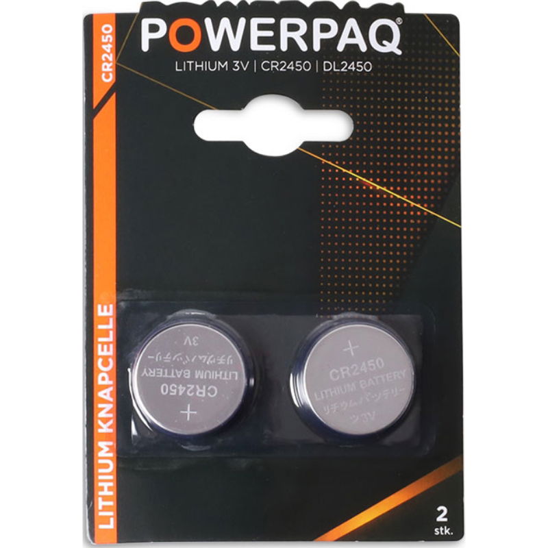 Produktbillede af Batterier Lithium Cr2450 Powerpaq på tilbud i premium kvalitet