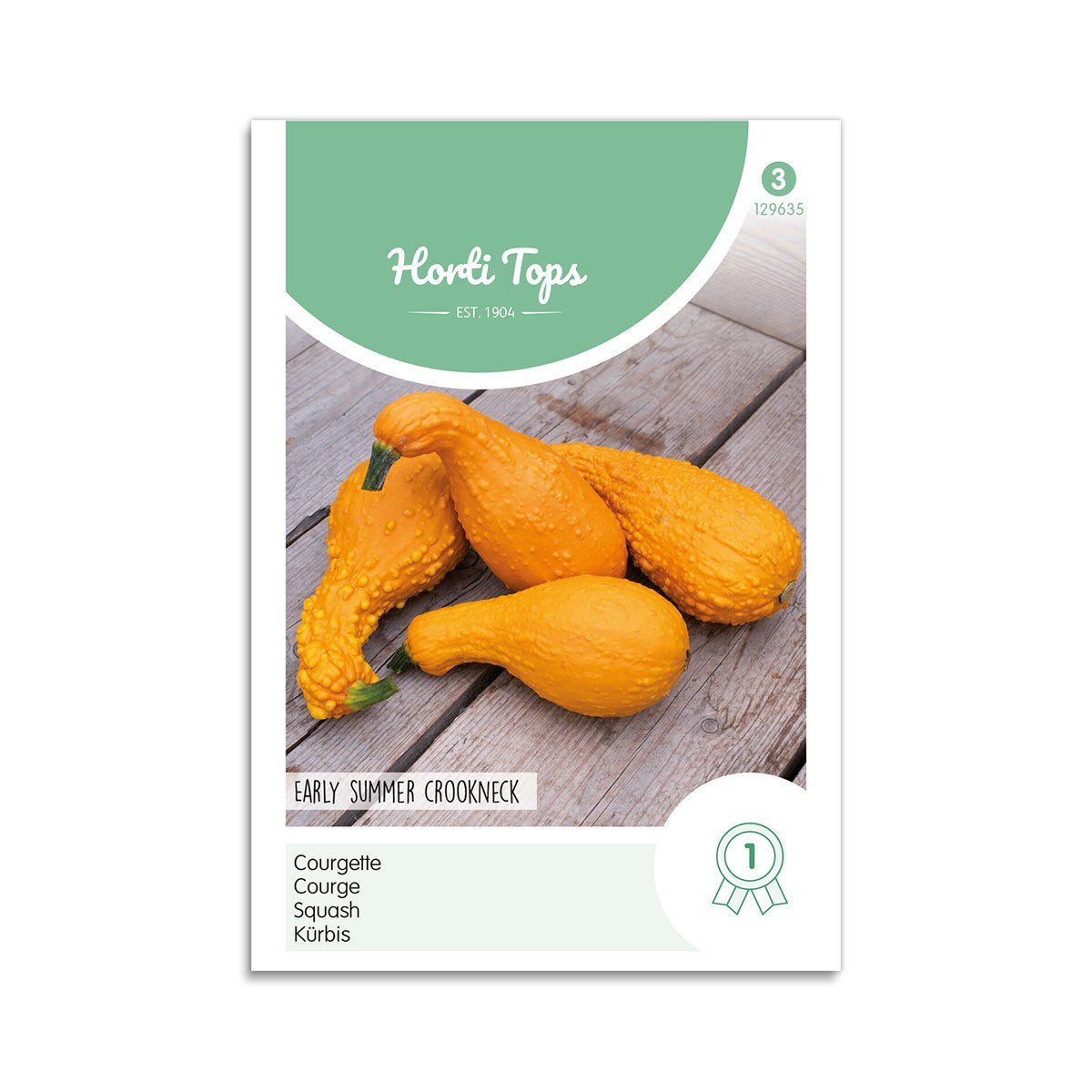 Produktbillede af Squash frø Early Summer Crookneck Horti Tops på tilbud i høj kvalitet
