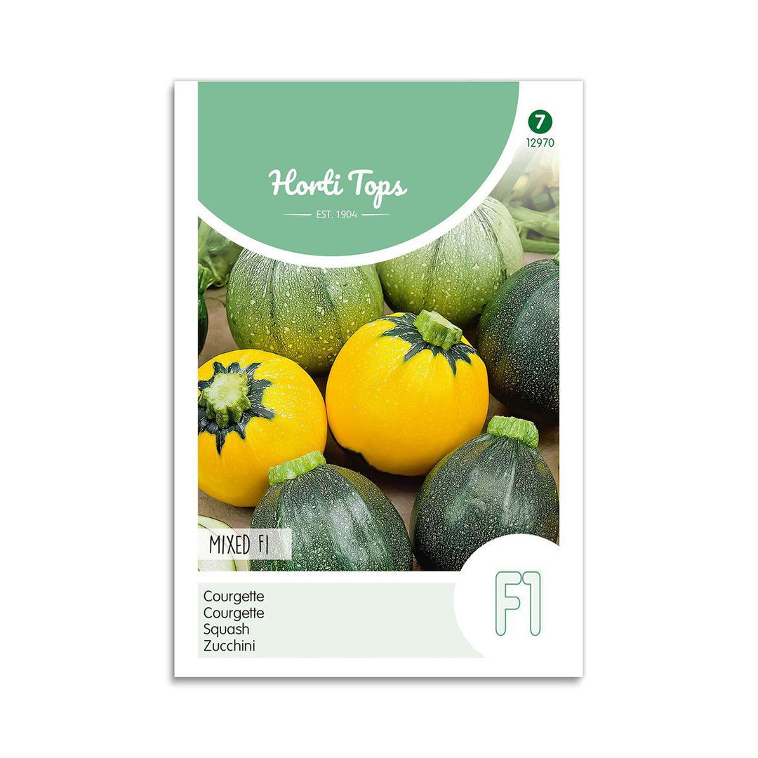 Produktbillede af Mixed Squash frø Round F1 Horti Tops på tilbud i høj kvalitet
