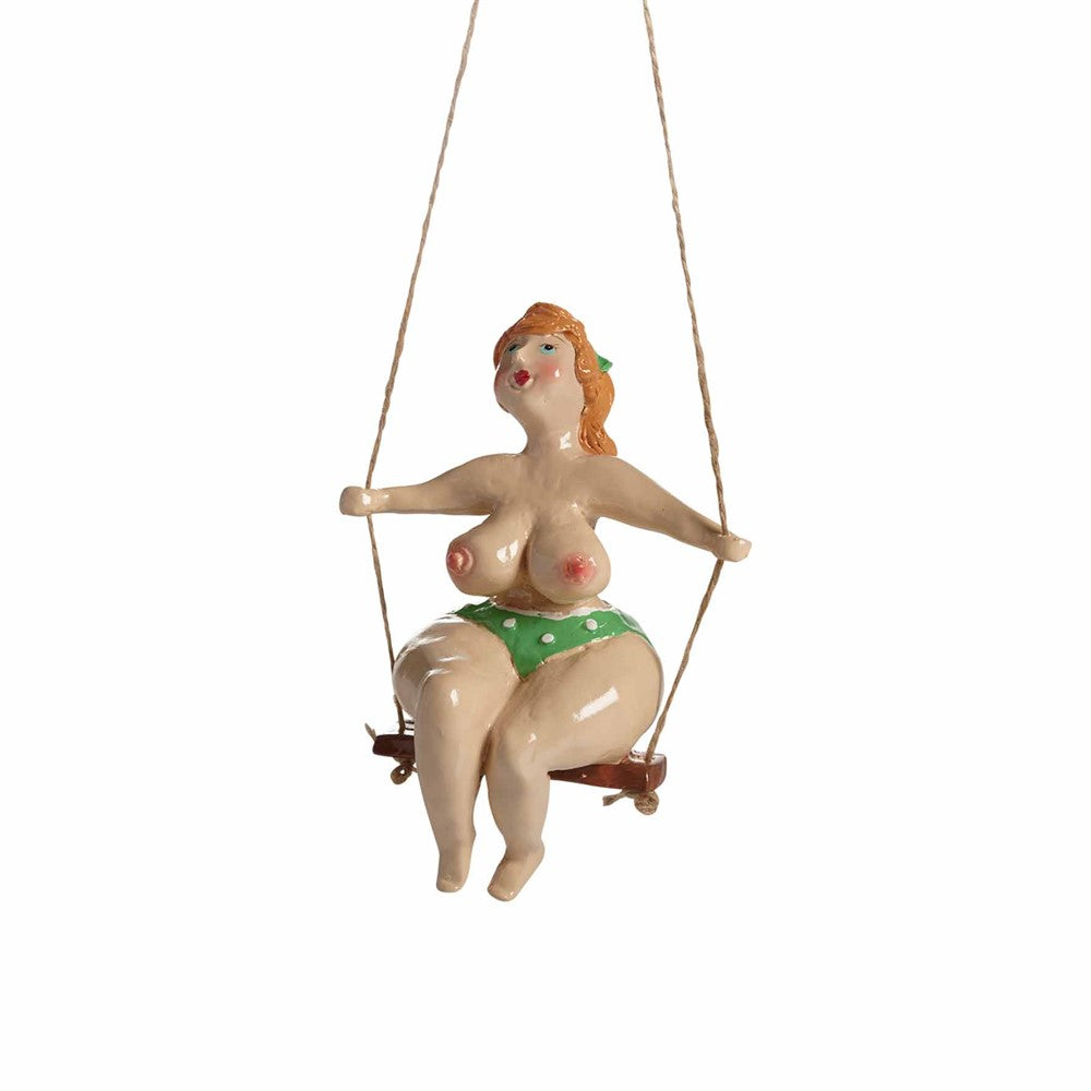 Produktbillede af Nääsgränsgården Hanging Betsy grøn H.16cm i premium kvalitet
