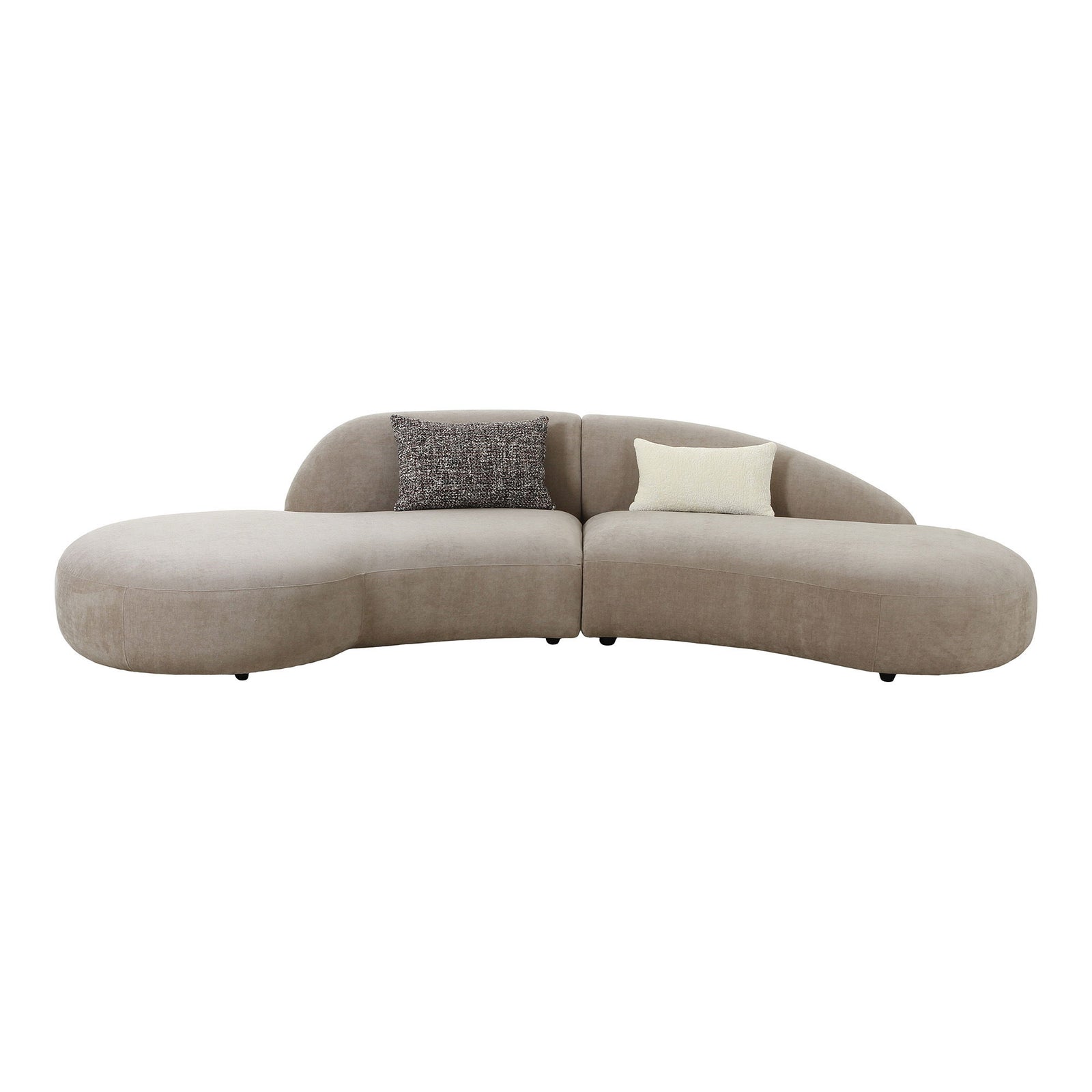 Produktbillede af HOUSE NORDIC  Sofa med 2 puder chenille natur HN1256 i premium kvalitet