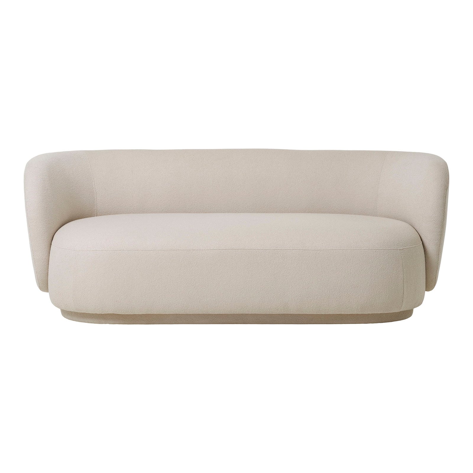 Produktbillede af HOUSE NORDIC Mykonos 2,5 pers. sofa sand polyester stof og metal i premium kvalitet