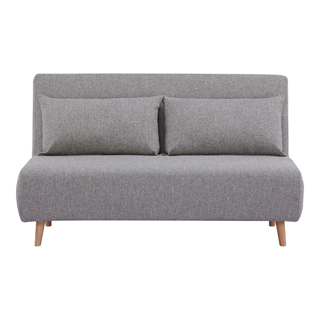 HOUSE NORDIC Marlow 2 pers. sovesofa grå polyester og natur træ