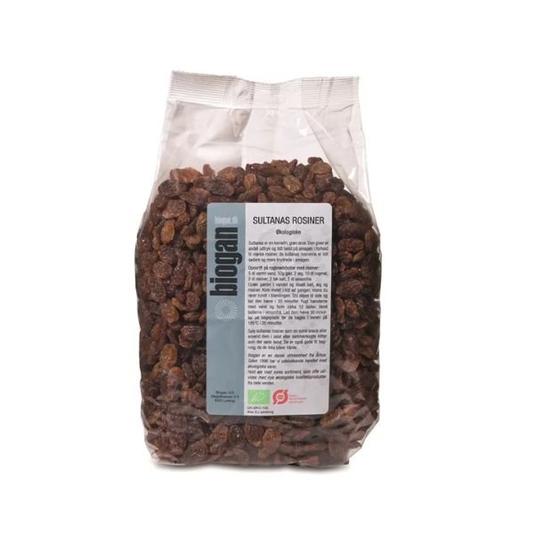 Sultanas Rosiner Øko Ps (1 Kg) ❤ Stort online udvalg i BIOGAN ❤ Billig fragt og hurtig levering 2 - 5 hverdage - Varenummer: BAR-725115 / Ean: '5714746306283 på lager - Udsalg på Delikatesser | Sødt | Sød tørret frugt Spar op til 59% - Over 434 design brands på udsalg