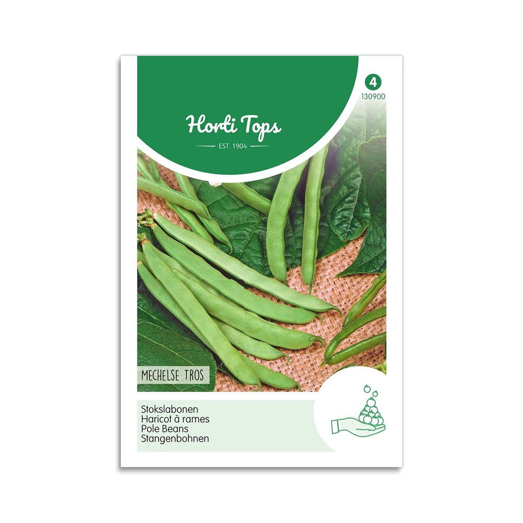 Produktbillede af Stangbønne frø Mechelse Tros Horti Tops på tilbud i høj kvalitet