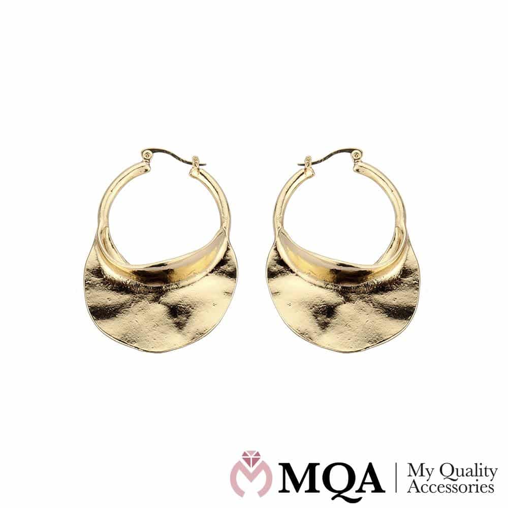 Produktbillede af Køb Øreringe med stort blad på tilbud