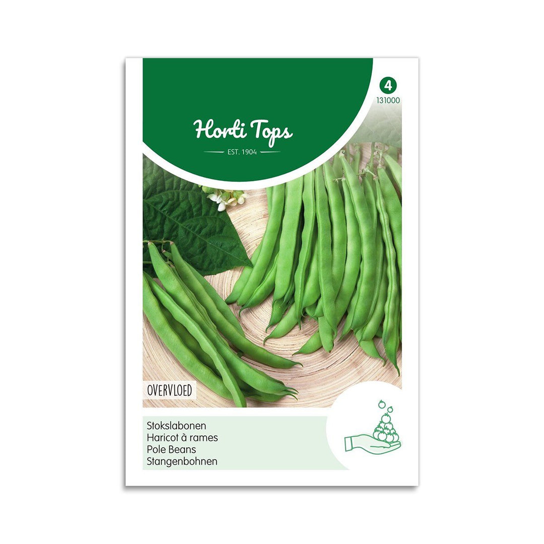 Produktbillede af Stangbønne frø Overvloed Horti Tops på tilbud i høj kvalitet