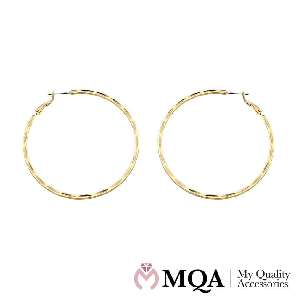 Produktbillede af Køb Øreringe cirkel design på tilbud