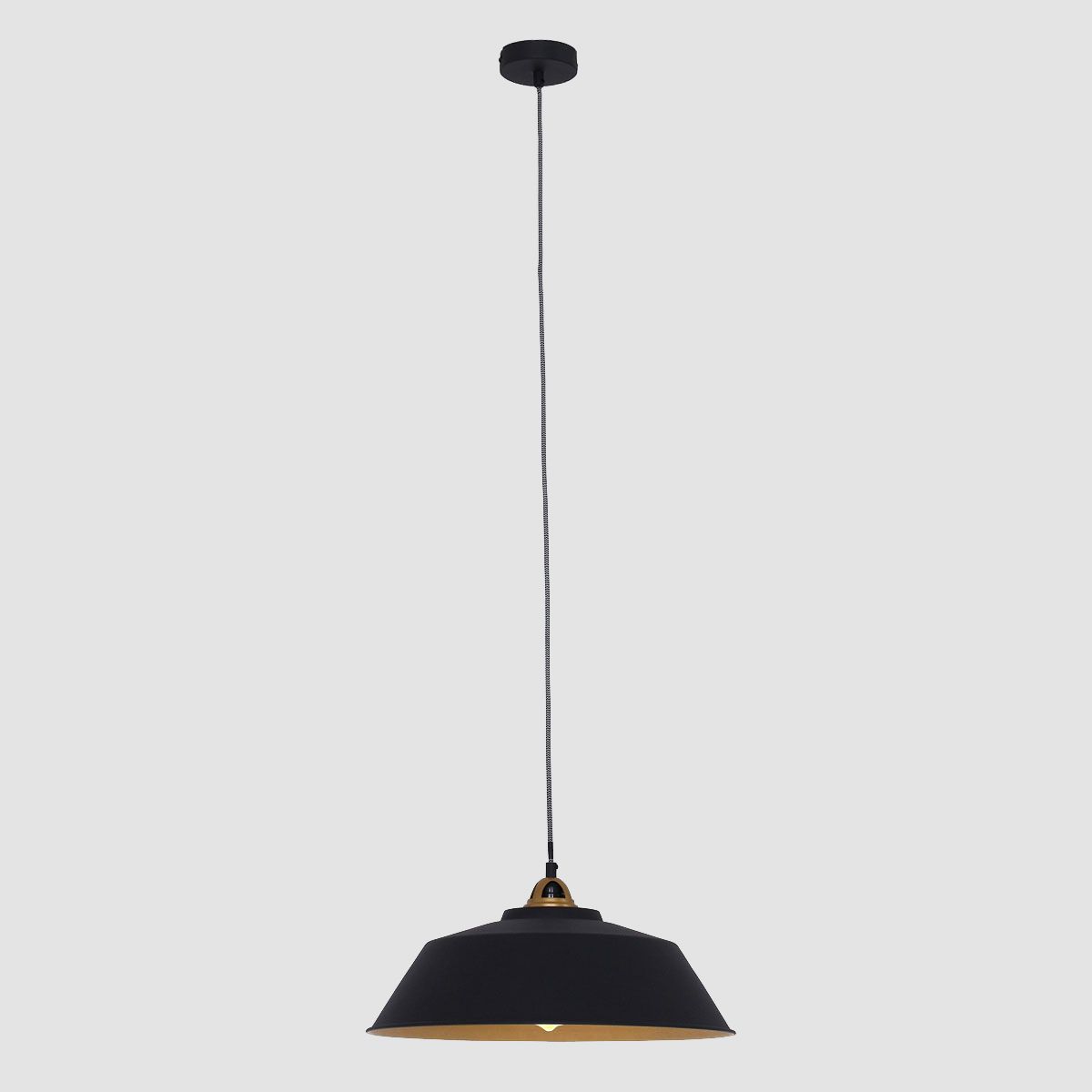 Produktbillede af Bolan pendel i metal med diameter 42 cm Metal sort på tilbud i høj kvalitet