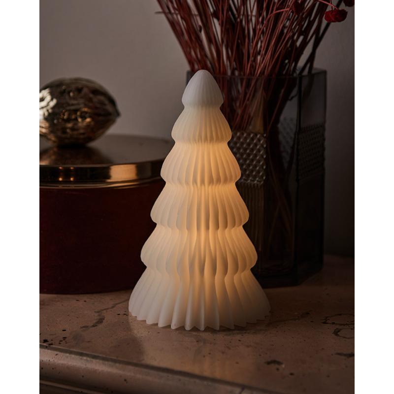 Produktbillede af Sirius Claire Juletræ Ø11xH19cm Hvid i premium kvalitet